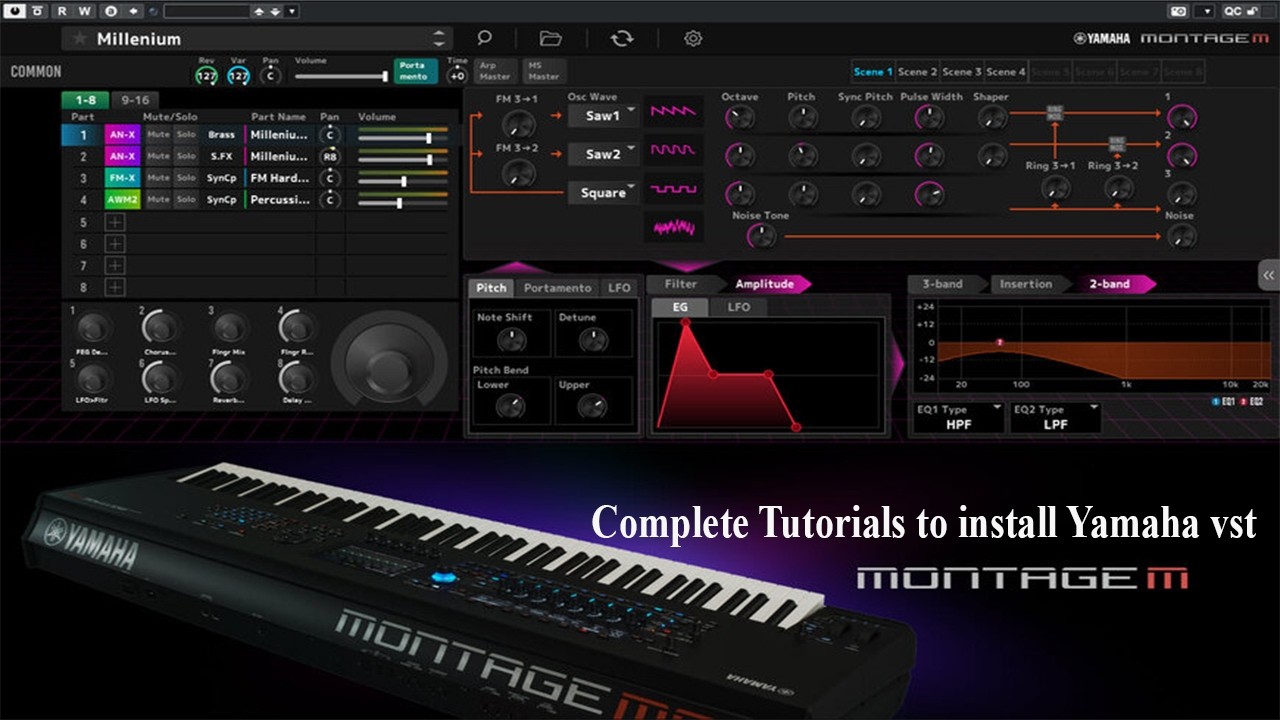 Yamaha Montage M vst version 3.00 - How to successfully install and activate