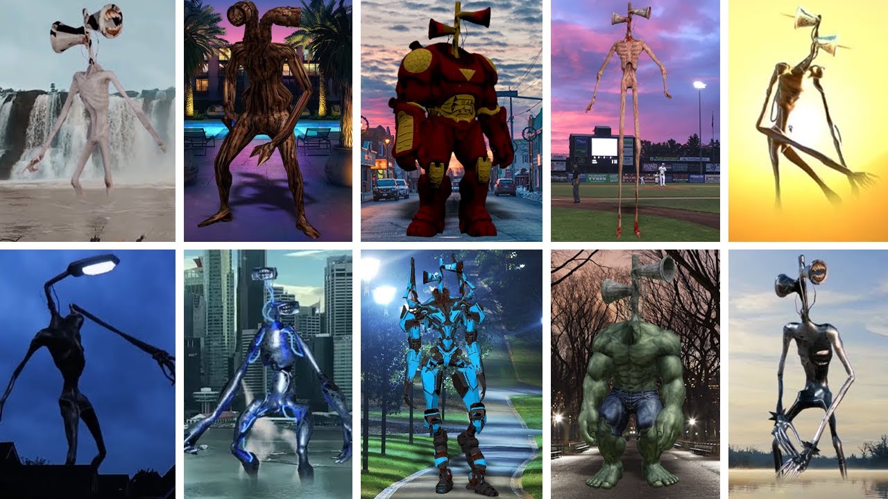 All Siren Head CREATURES Caught On CAMERA..! #8