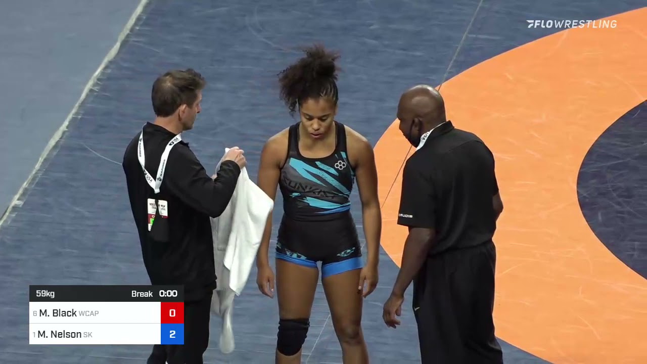 59 Kg Round 2 - Megan Black, Army (WCAP) Vs Maya Nelson, Sunkist Kids Wrestling Club 1b47