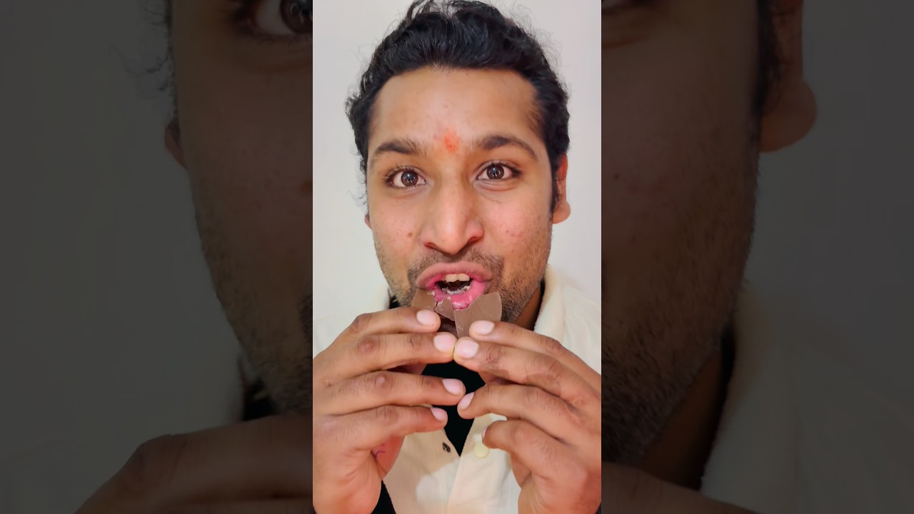 Ultikhopri + American Chocolate 🍫 ASMR !! #asmr #snaks #satisfying #asmrfood #choclate