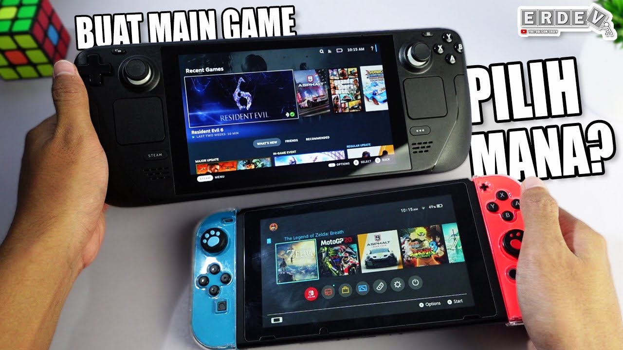 PERBEDAAN NINTENDO SWITCH DENGAN STEAM DECK! - Gamenya, Fiturnya & Pengalaman Bermain