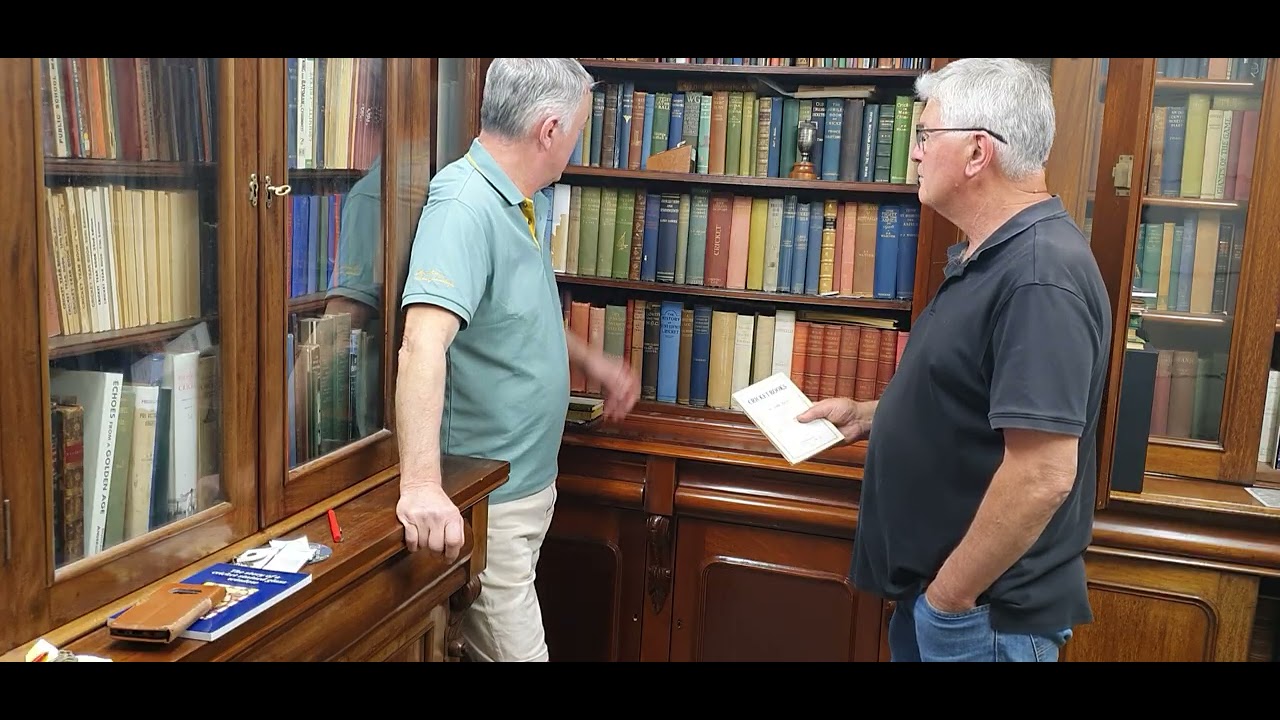 Back with Kevin Cannon in his library. 