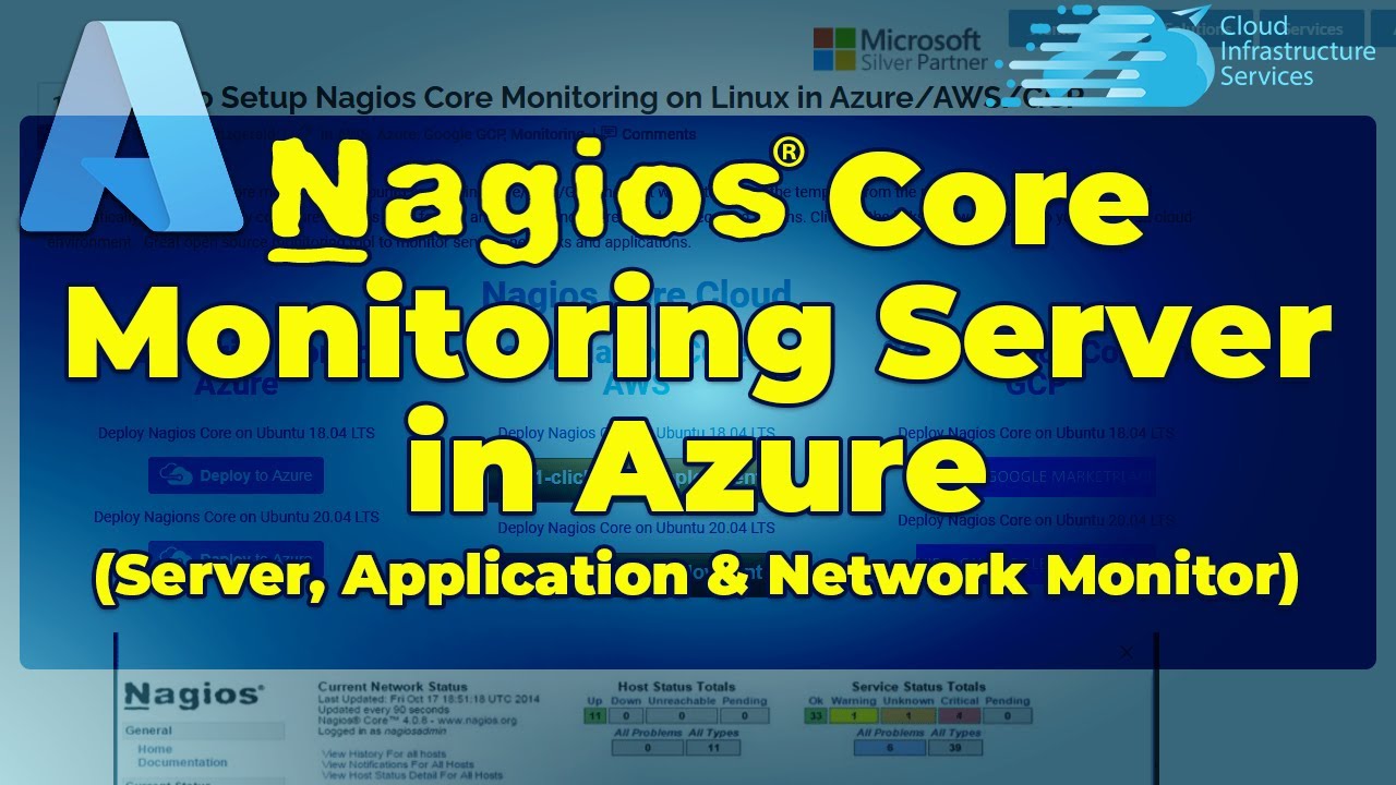 How to Setup Nagios Core Monitoring Server in Azure - Server, Application & Network Monitor Solution