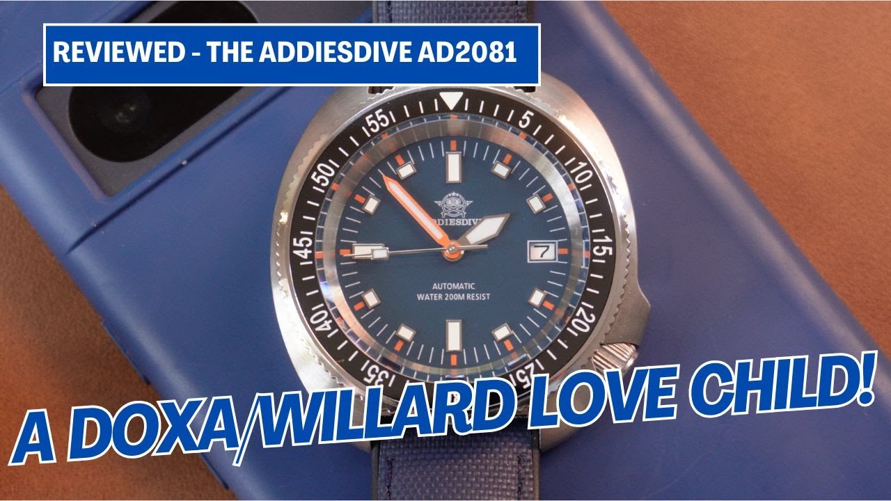 The NEW Addiesdive AD2081 - A Seiko Willard X Doxa Sub Love Child!!
