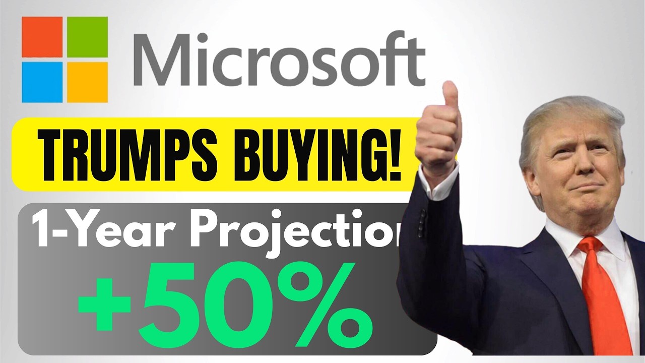 Почему Трамп ПОКУПАЕТ акции Microsoft! | Анализ акций MSFT