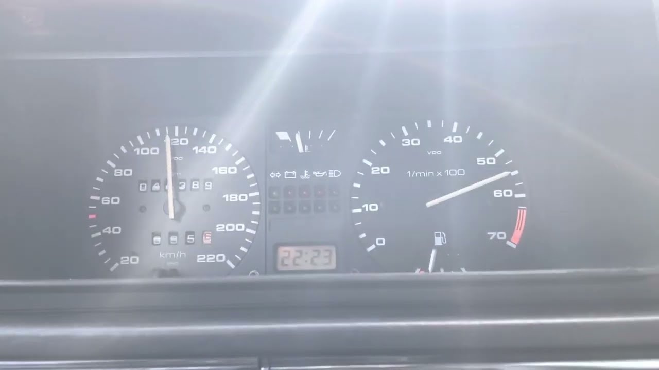 Golf 2 ABF acceleration 40-150 km/h