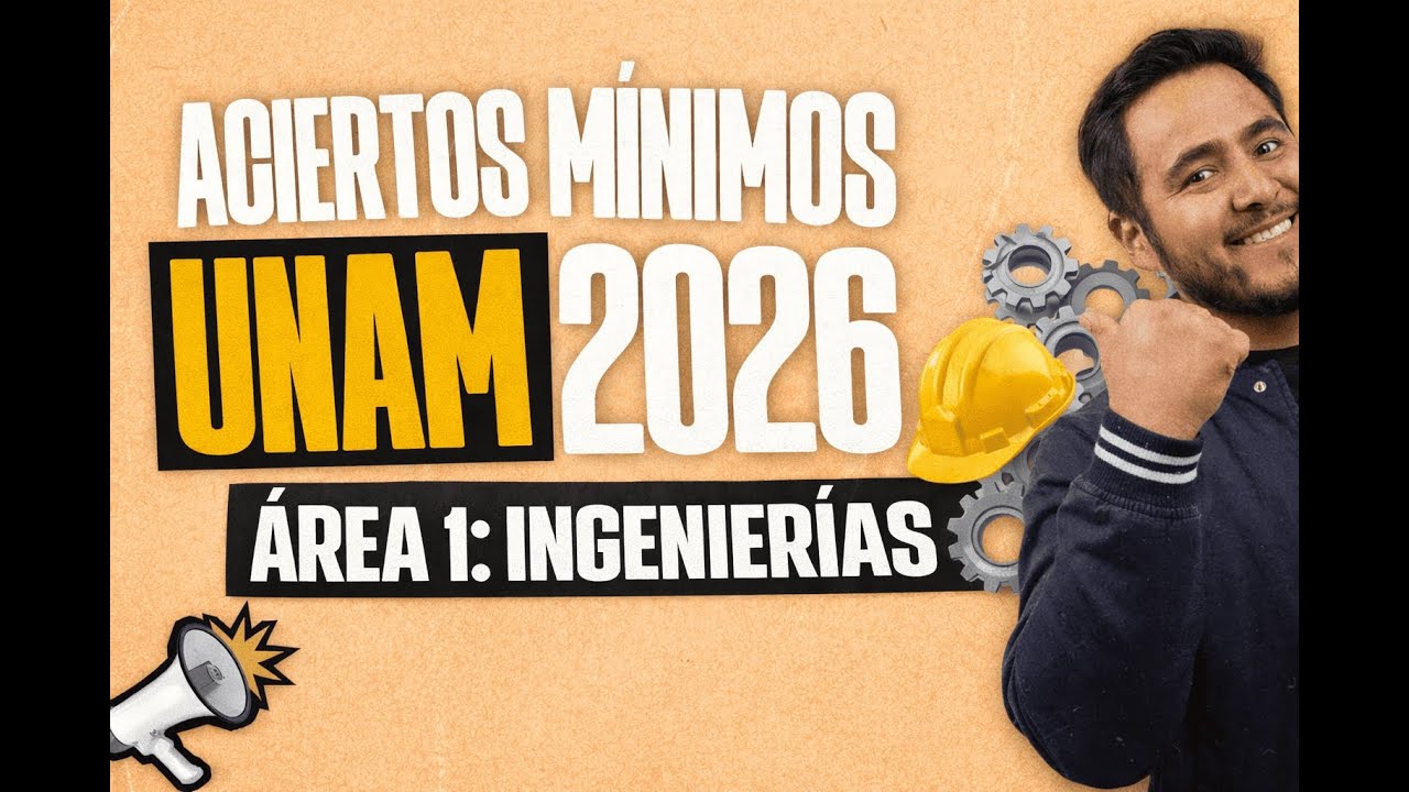 Aciertos mínimos Área 1 UNAM 2026
