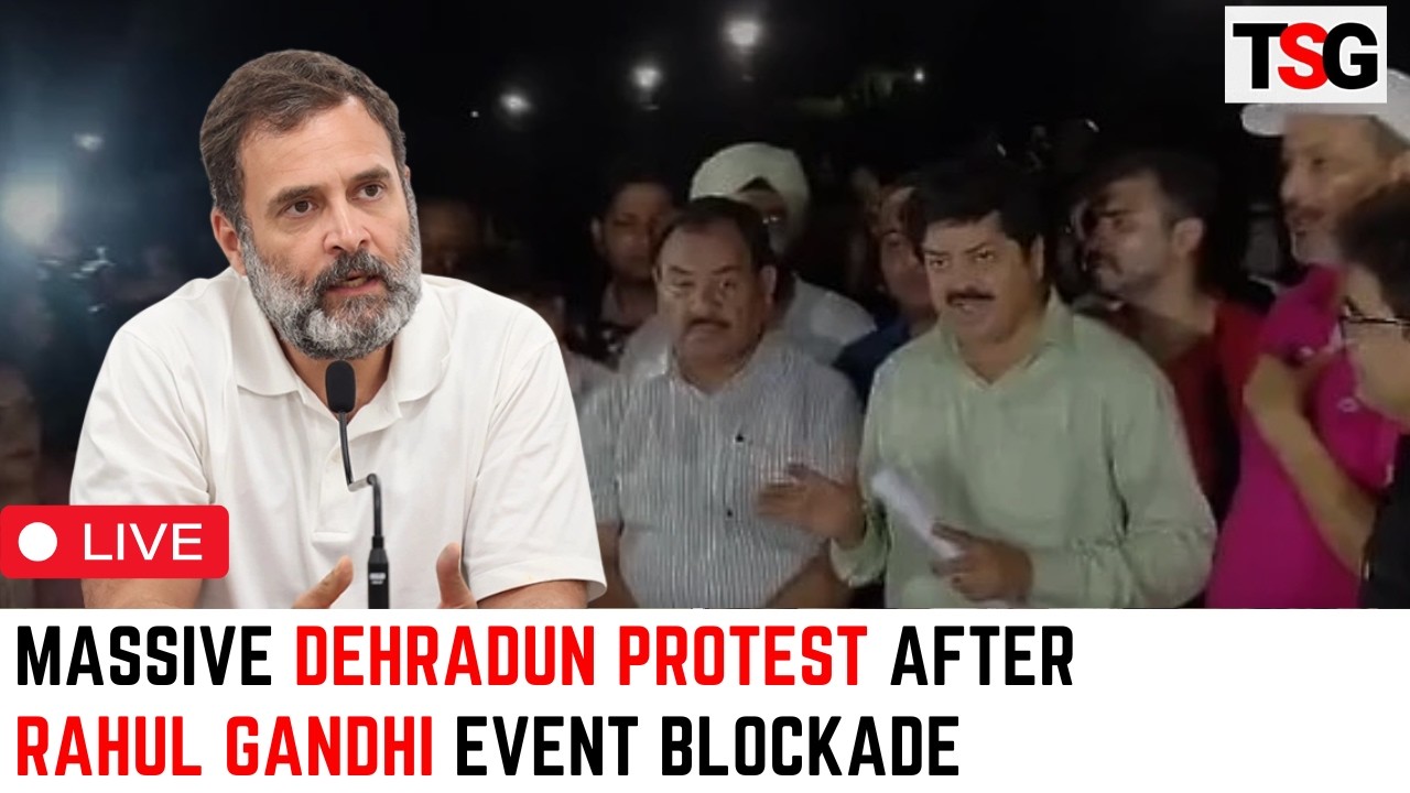 Dehradun Congress Protest LIVE: Rahul Gandhi Rally Sparks Political Storm in Uttarakhand