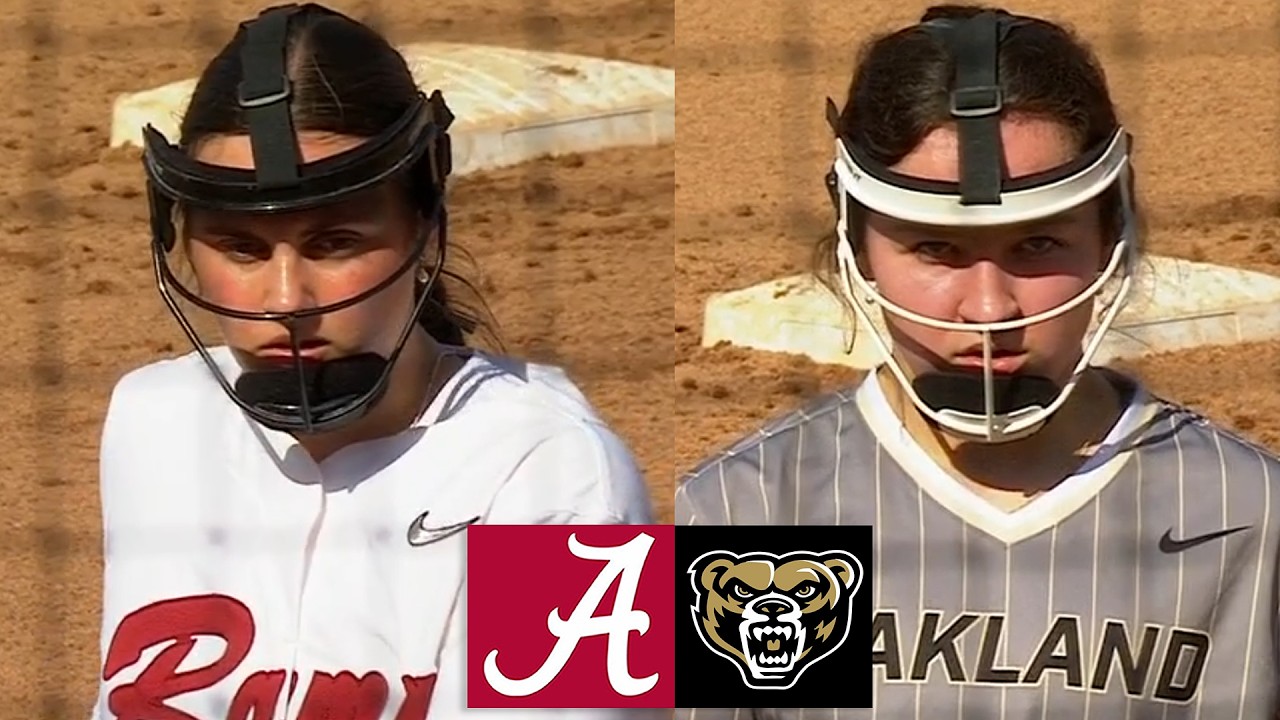 Oakland vs #7 Alabama Women's College Softball Highlights Full Game 2026