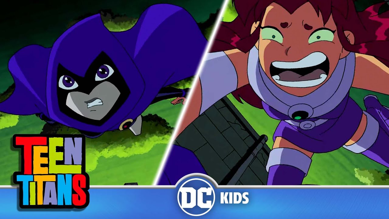 Raven & Starfire SWAP Bodies! 😵‍💫 🔄 😅 | Teen Titans | @dckids