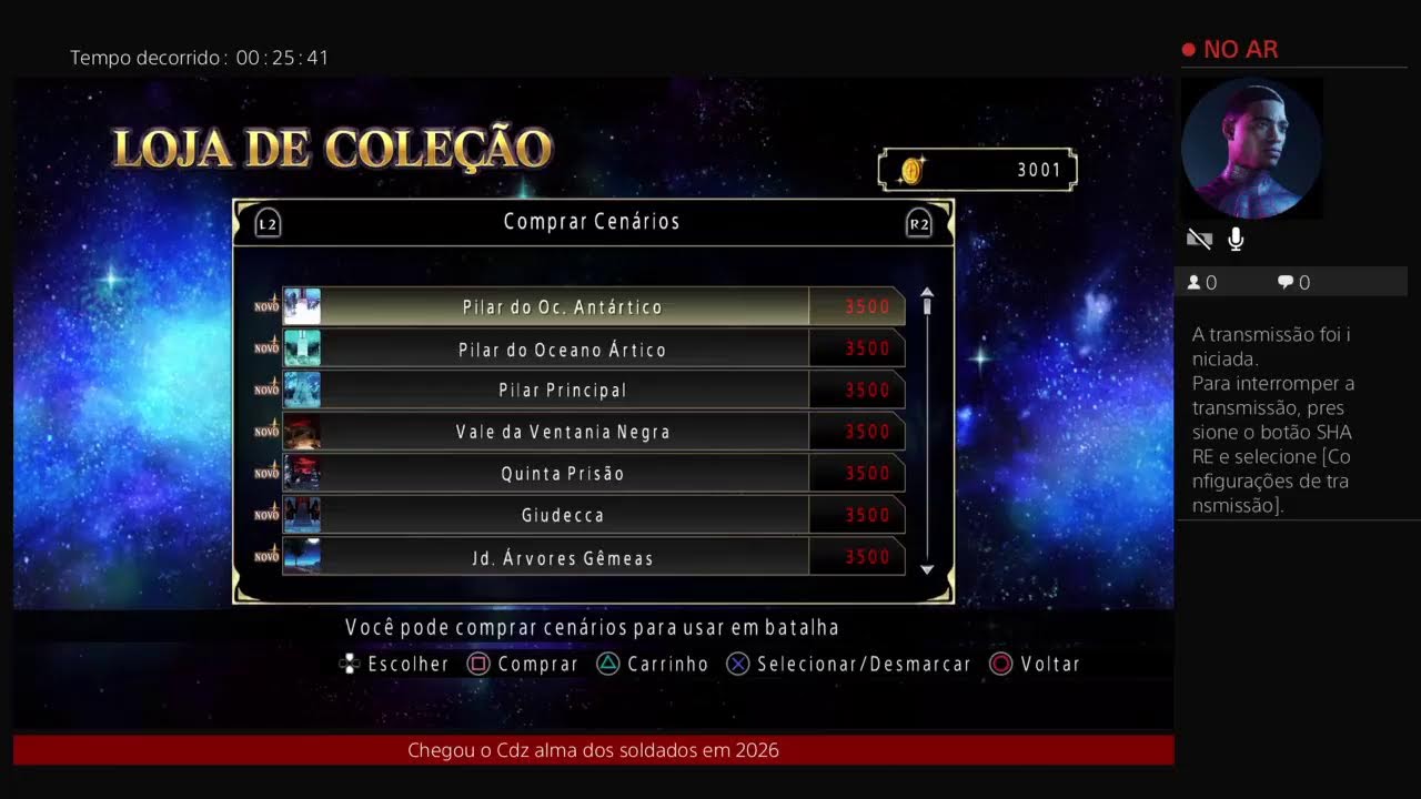 Cdz alma dos soldados em 2026 PS4