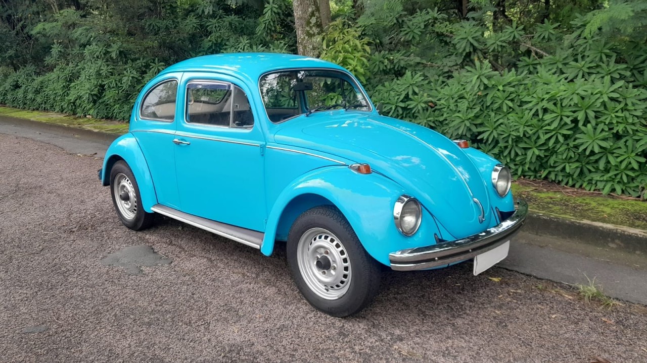 Fusca azul colecionável - oportunidade única! 
