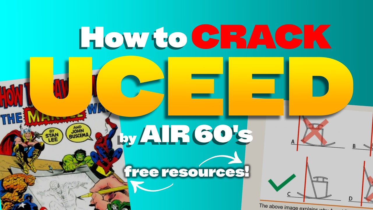 How to crack UCEED + free resources! AIR 60's
