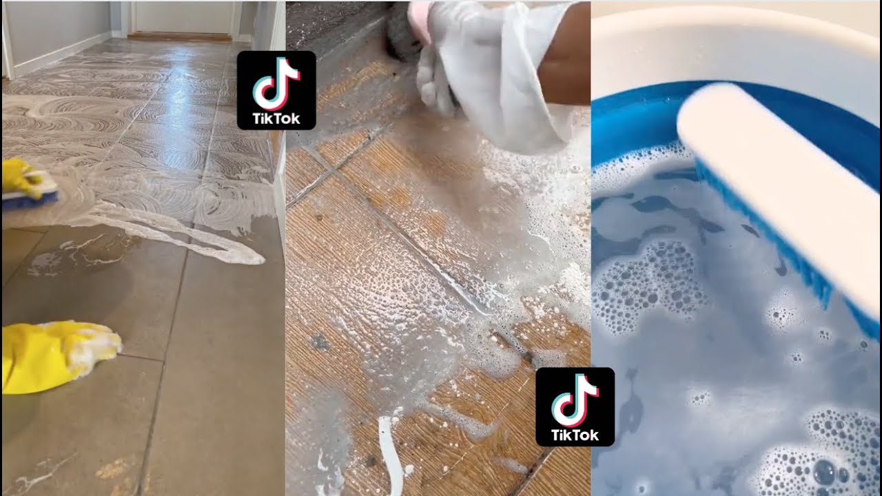 ASMR Satisfactorio Limpieza de Pisos 🧼 |Recopilaci&oacute;n de Tiktok | Bubbles Asmr