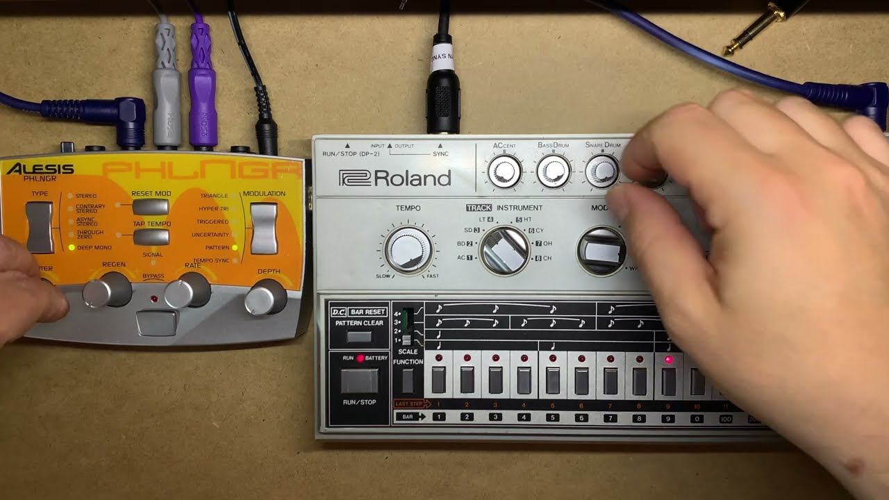 Alesis  Phlngr & Roland TR606