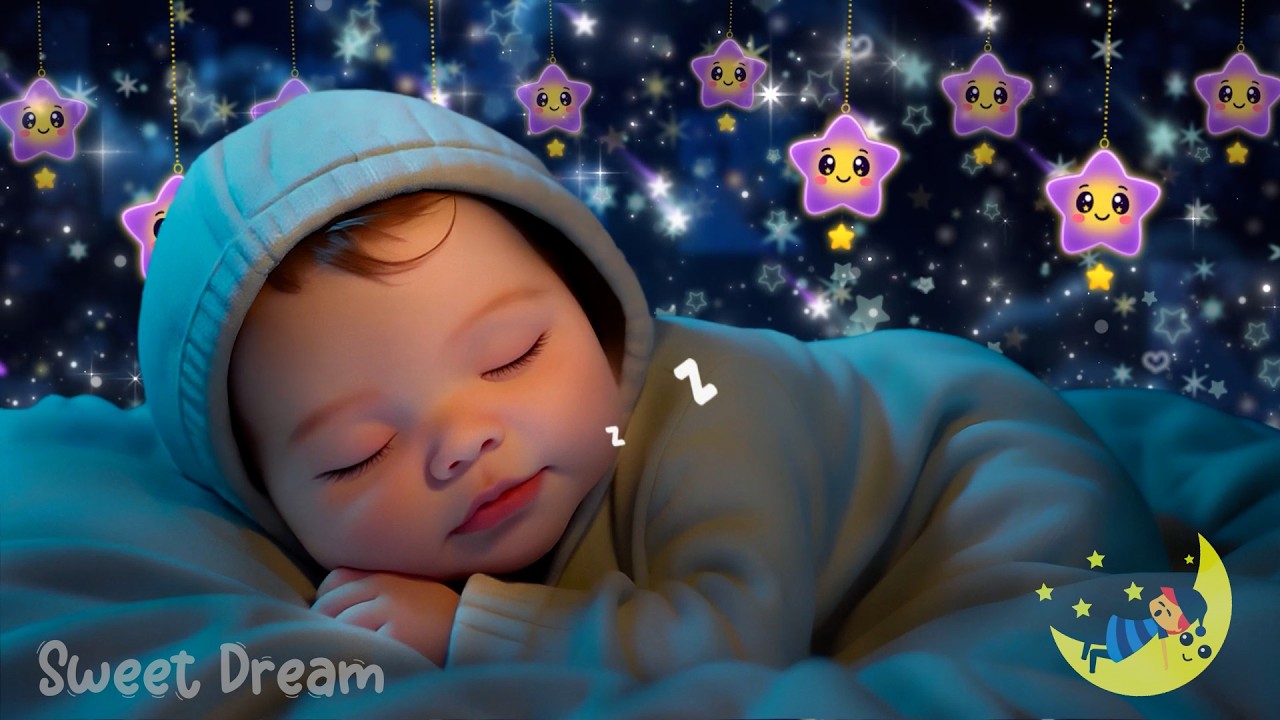 Baby Sleep Music💤Instant Baby Sleep Relax in 3 Minutes🌙Support Sleep Magic💖Mozart & Brahms Lullabies