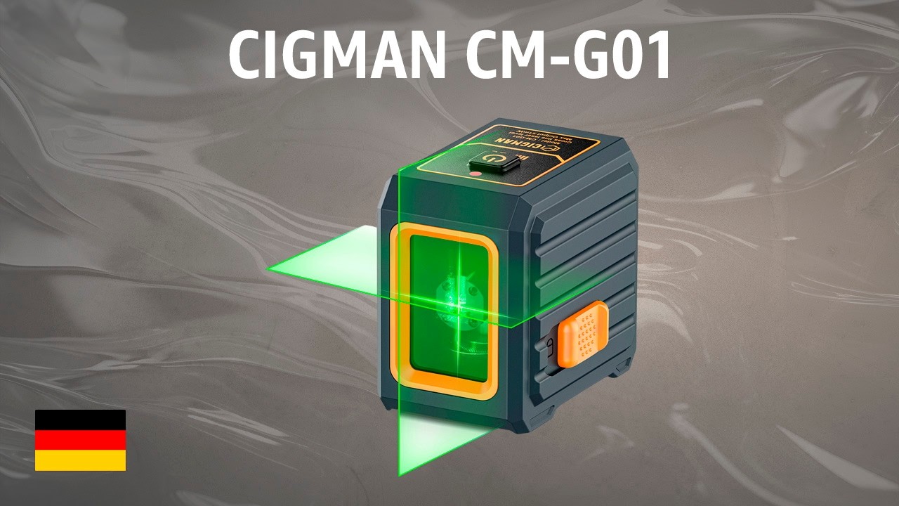 Laser Wasserwaage CIGMAN CM-G01 | TEST | Deutsch