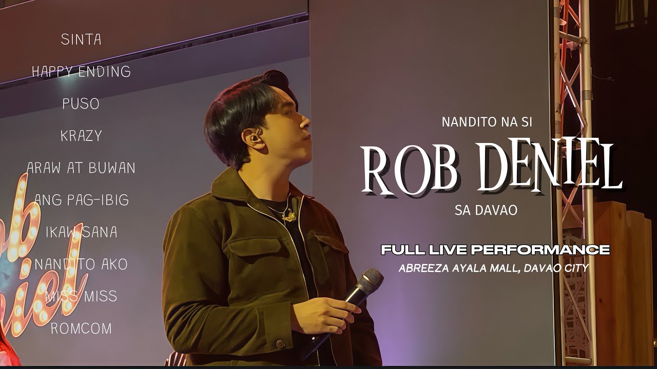 Rob Deniel Live Performance | Abreeza Ayala Mall, Davao City