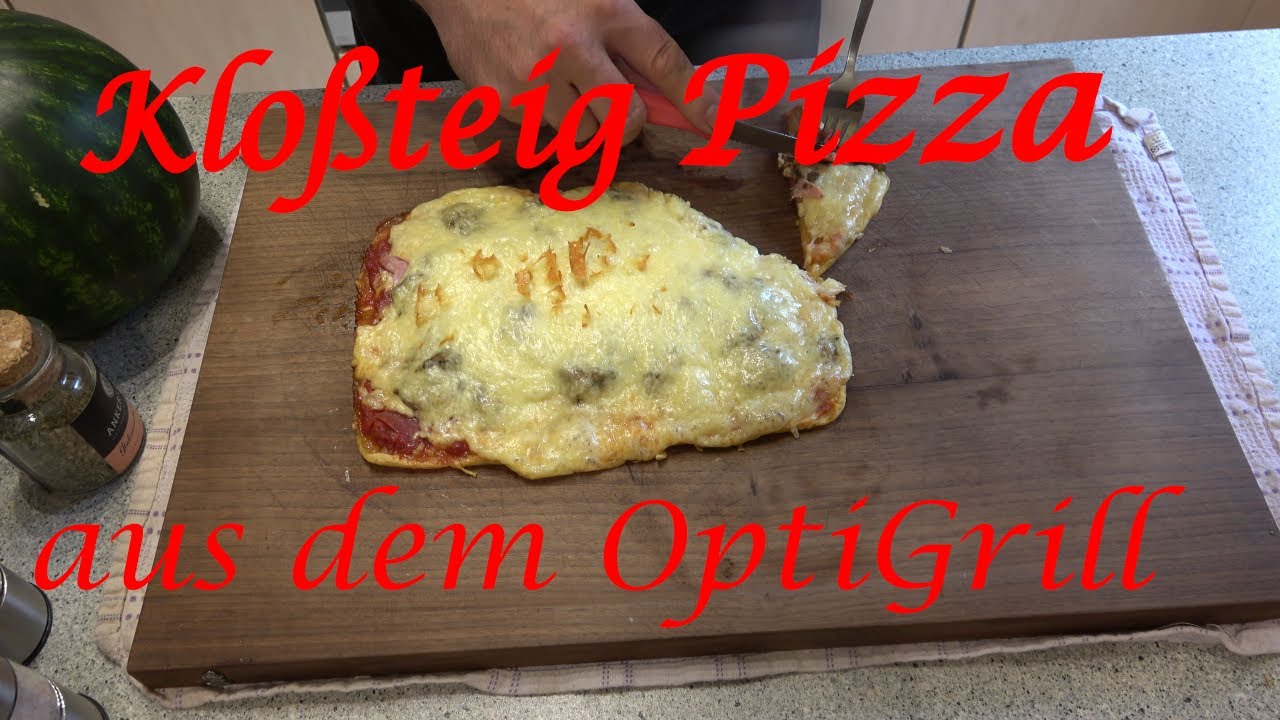 Kloßteig Pizza aus dem OptiGrill - Der Grilljunky  711