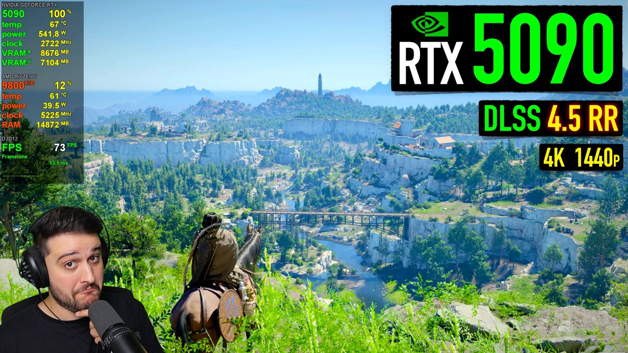 RTX 5090 - Багровая пустыня - Сможет ли технология DLSS 4.5 Ray Reconstruction исправить эту разм...