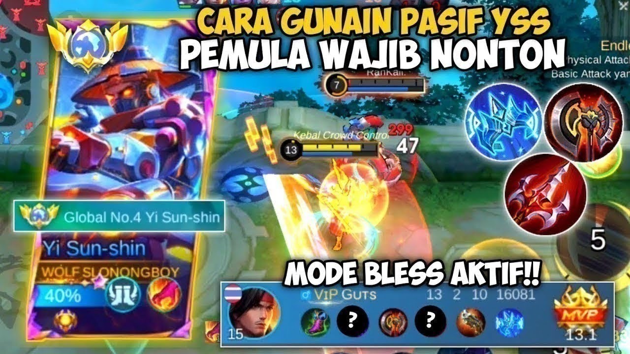TUTORIAL PEMULA YSS KONSISTEN BISA MAININ PASIF YSS SEPERTI PRO PLAYER!! NEW BUILD GAMEPLAY YSS!!