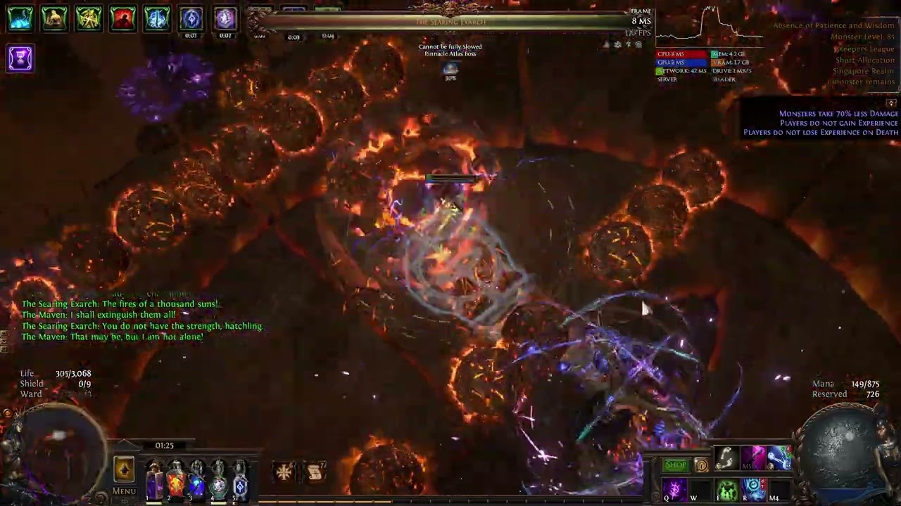 [POE 3.27] Ward Stacking Kinetic Fusillade Pathfinder (Uber Exarch)