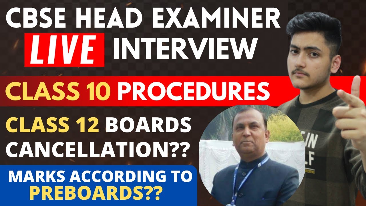 CBSE Class 10 Board Exam 2021 Cancelled | Result? | Class 12 Exams Cancelled? CBSE HEAD EXAMINER
