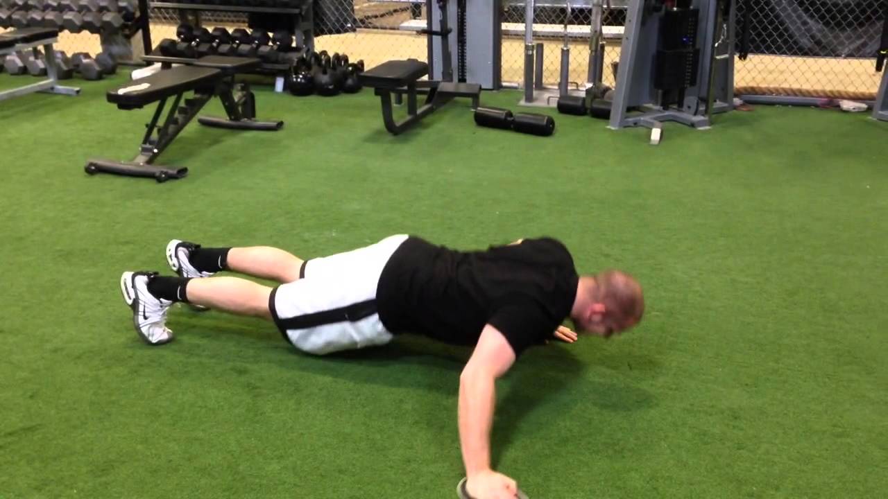 Lateral Sliding Push-ups