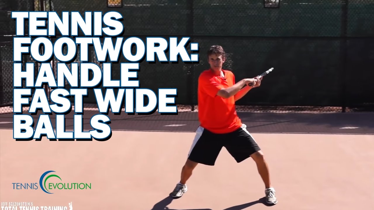 TENNIS FOOTWORK TIPS | Tennis Footwork For Fast, Wide Balls After The Serve