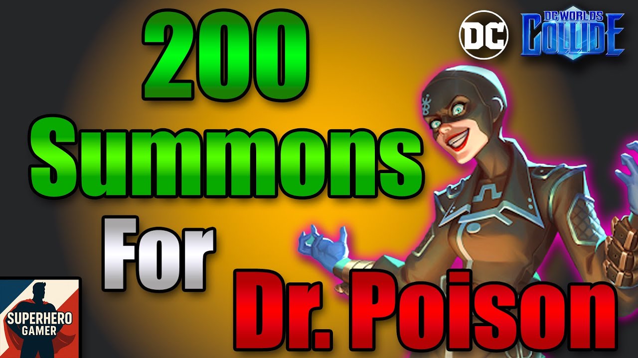 200 вызовов Доктора Яда! Сколько экземпляров я получил? | DC Worlds Collide Summons
