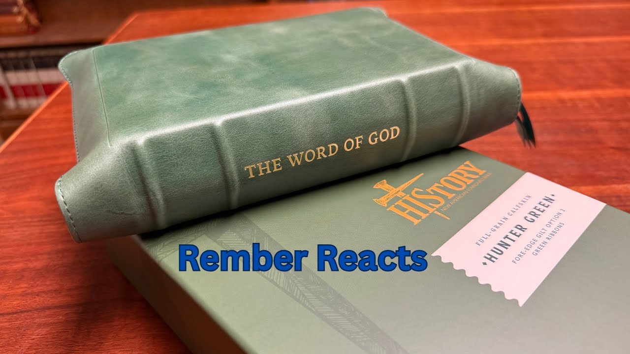 Библия Humble Lamb HIStory в переплете из темно-зеленой телячьей кожи — Отзывы
