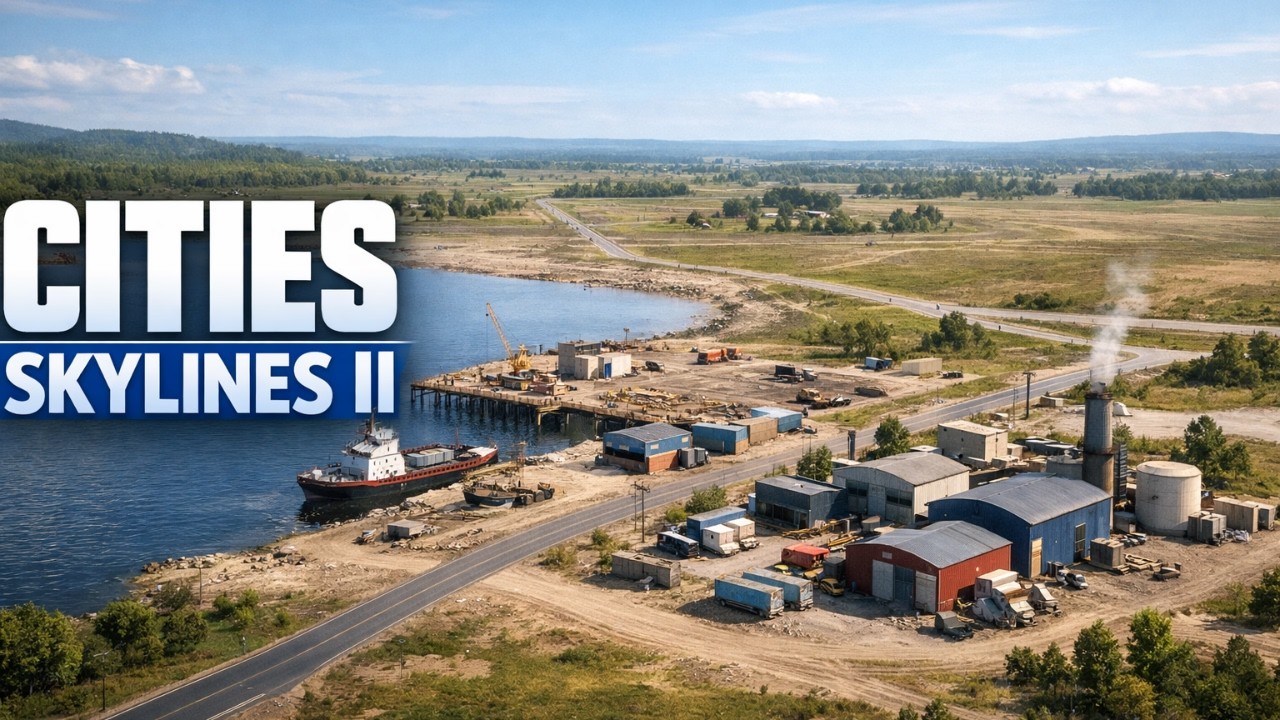 Cities: Skylines II — Primeiro Porto e Zona Industrial