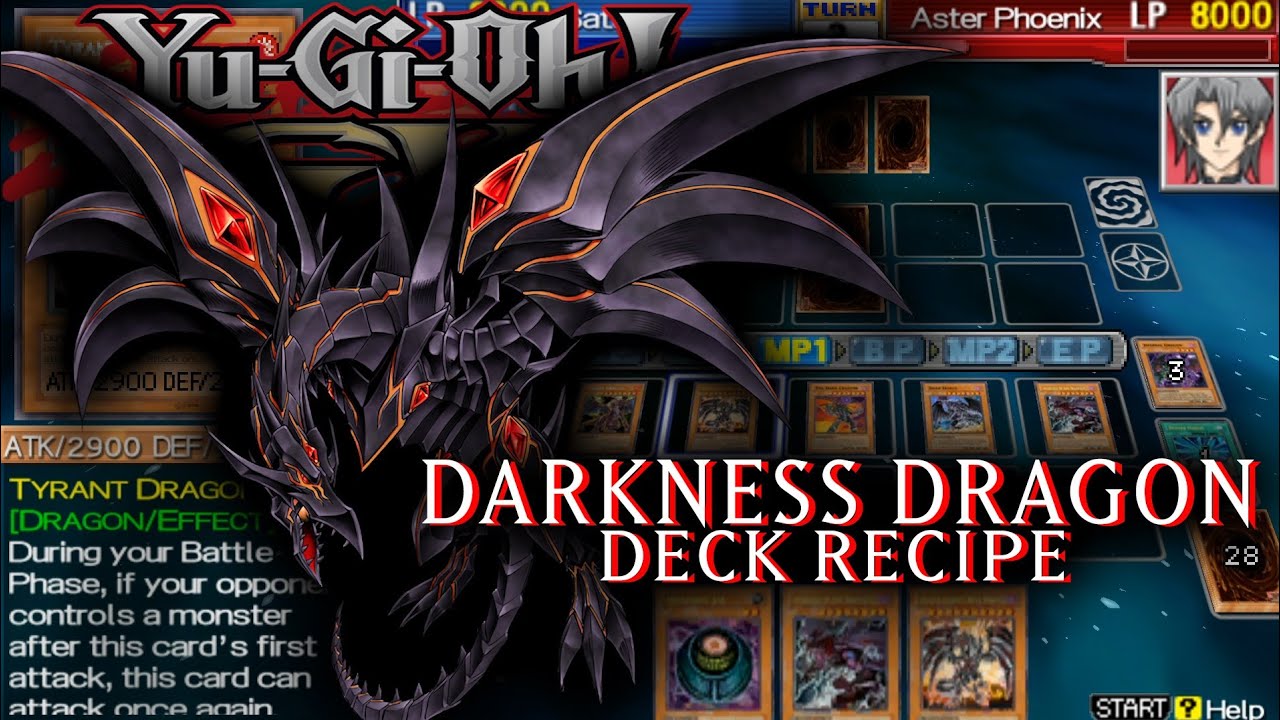 OTK DARK DRAGON DECK RECIPE  - YU-GI-OH GX TAG FORCE 3 #22