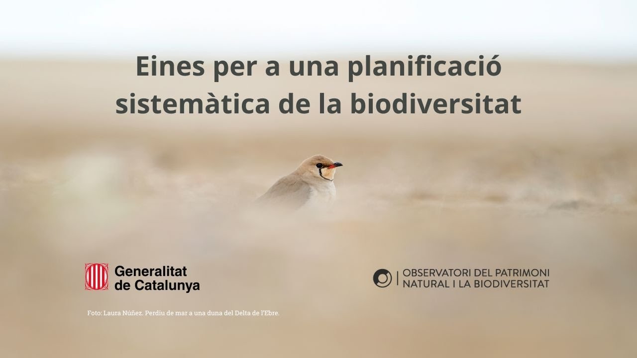 Webinar: Eines per a una planificació sistemàtica de la biodiversitat