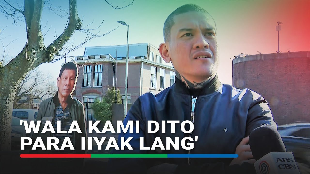 'Wala kami dito para iiyak lang': Baste says father, family 'prepared' for any ICC result