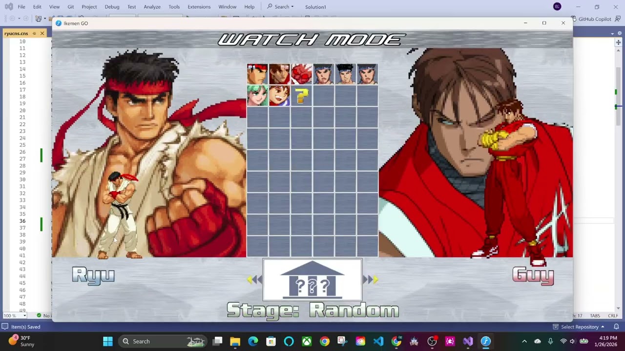 Editing Advanced Characters in IKEMEN GO