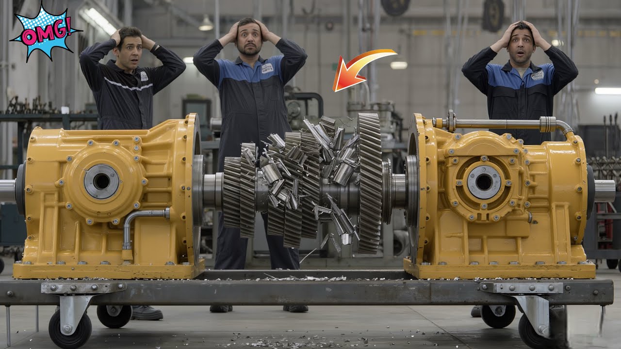 Caterpillar CAT 140H Grader Transmission Rebuilding | 40 Years Old Rested Gear Restored Like New