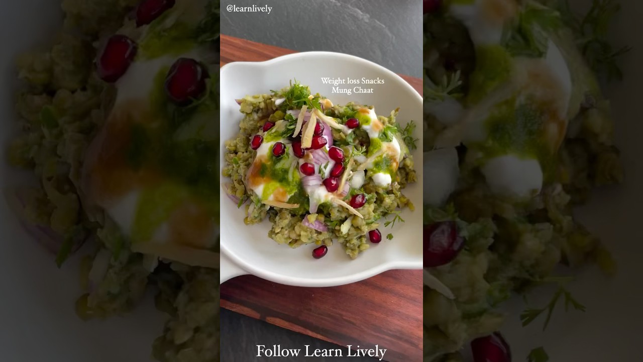 Lose Weight With This Mung Chaat ~ Weight loss Snacks | Weight loss Recipe #snacks #chaat #eatfit