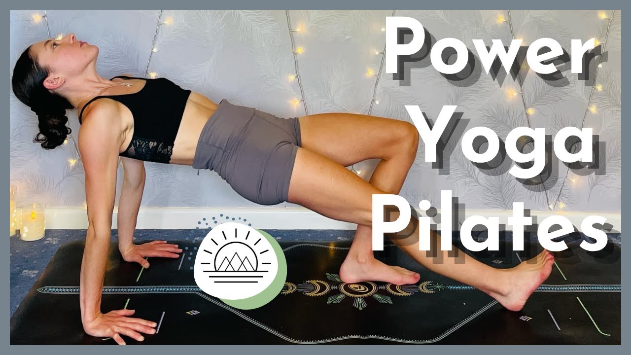 60 Min Power Yoga Pilates Fusion | Strong + Challenging Total Body Workout | Core Burn