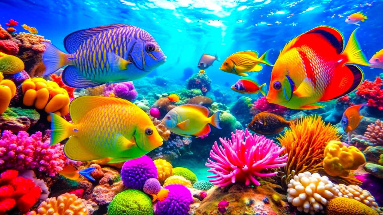 Dive Into the Mesmerizing Underwater Realm and Marvel at Sea Animal in The Best 4K ULTRA HD Aquarium