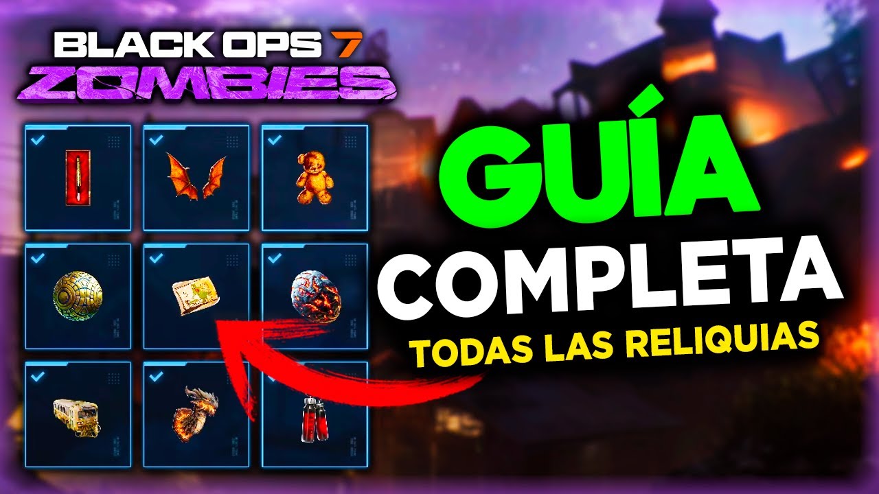 GUÍA de TODAS las RELIQUIAS en ASHES OF THE DAMNED | BLACK OPS 7 ZOMBIES