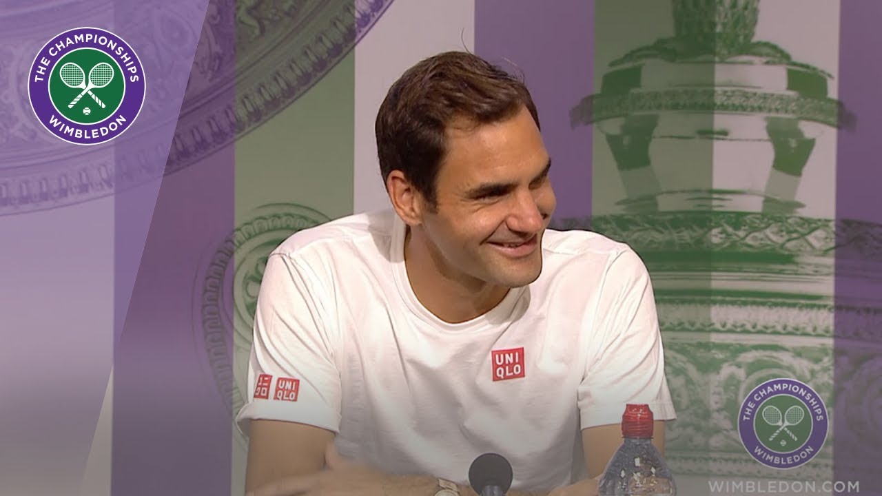 Roger Federer Fourth Round Press Conference Wimbledon 2019