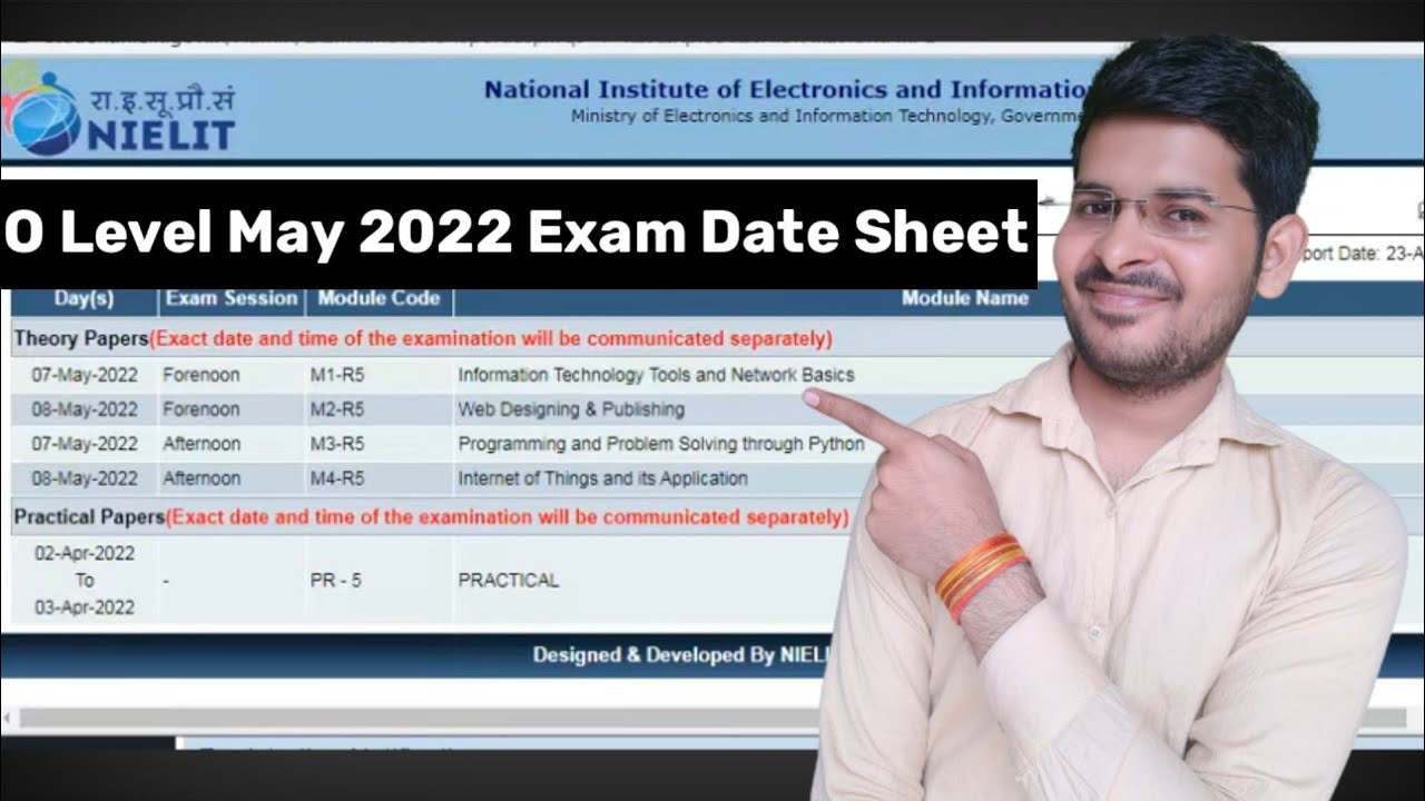 O Level Exam May 2022 Datesheet || O Level Exam Date Sheet