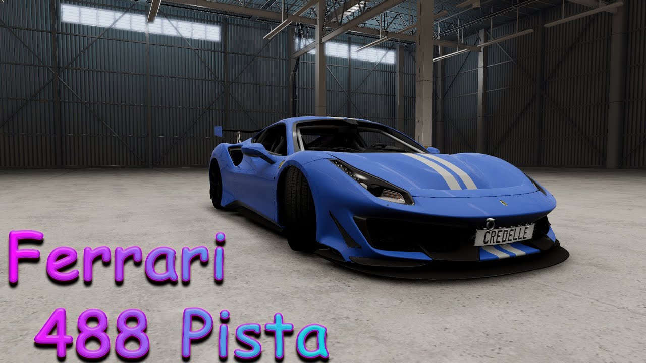 Ferrari 488 Pista-BeamNG Drive(#1068)