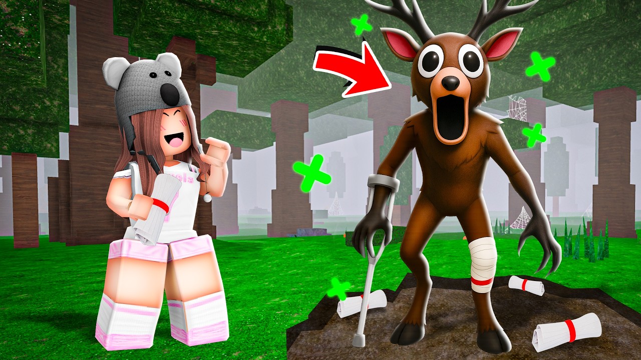 I RESCUED The Deer in 99 Nights in the Forest..