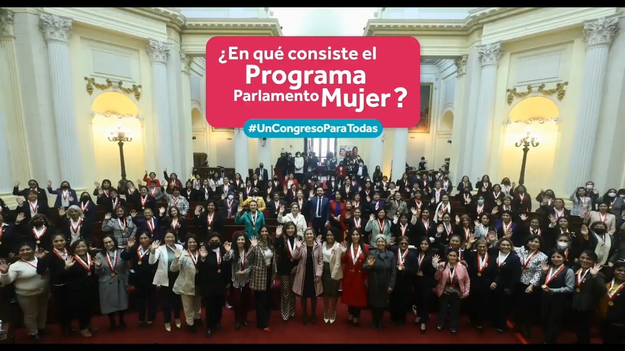 En qué consiste el programa Parlamento Mujer