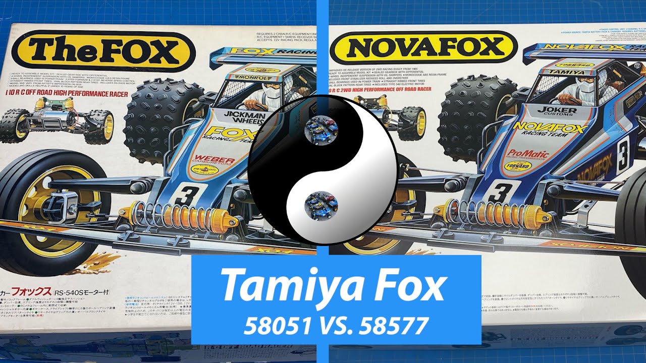 Tamiya Fox Vintage vs Re-Release (58051 58577) - Deep Dive