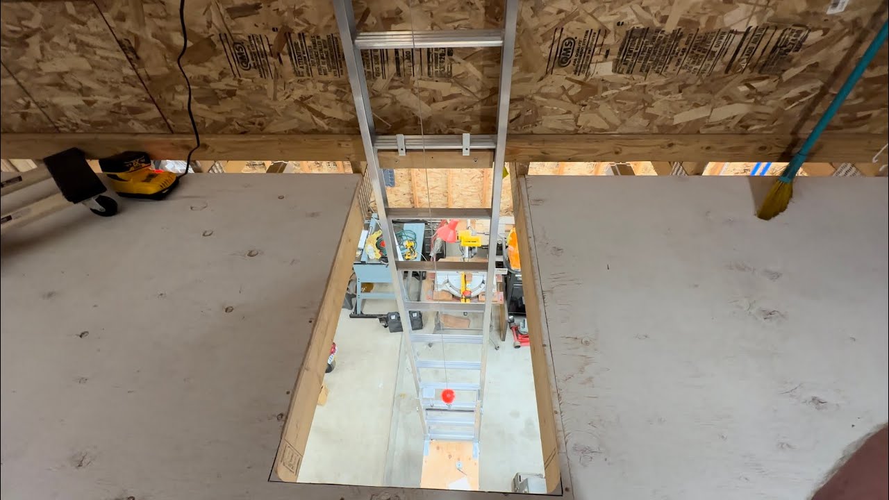 Attic/Loft hoist/Lift . Easy & Inexpensive Electric platform
