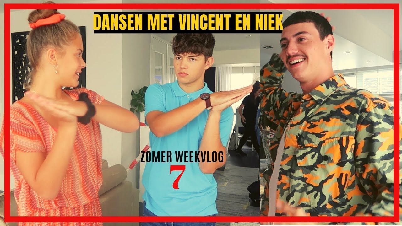 Dansen en Tik/Toks Met Vincent & Niek/ Zomer weekvlog 7| Emma Keuven