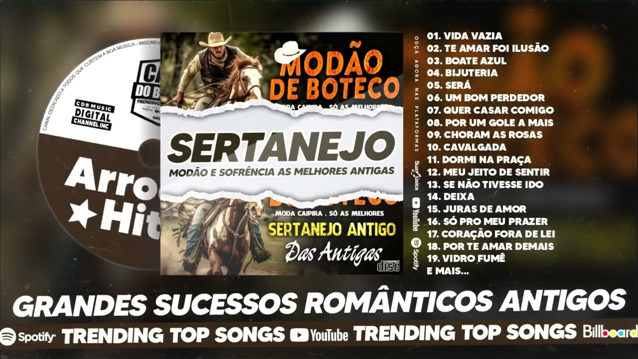 BRUNO E MARRONE AS MELHORES MÚSICAS - MIX GRANDES SUCESSOS ROMÂNTICAS ANTIGAS #brunoemarrone